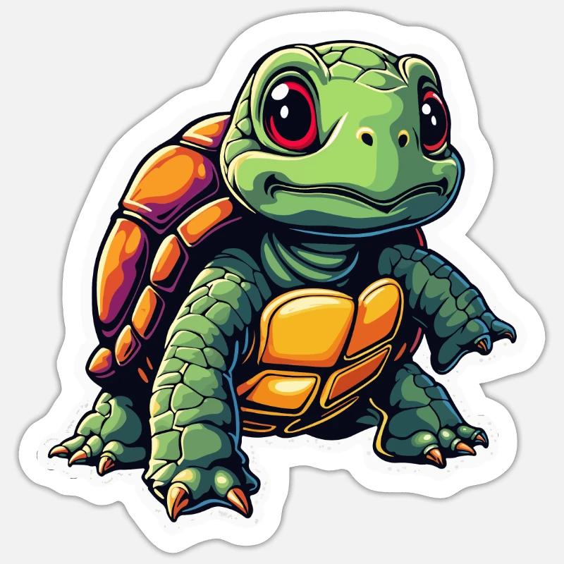 TURTLE Sticker size S (10 x 10 cm)