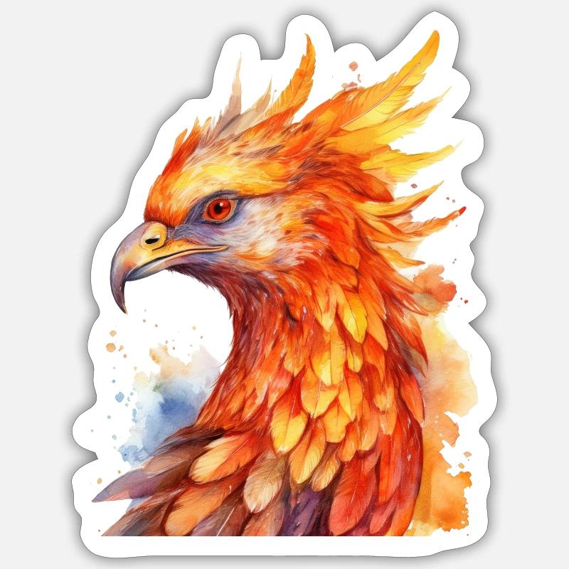Phoenix Sticker size S (10 x 10 cm)