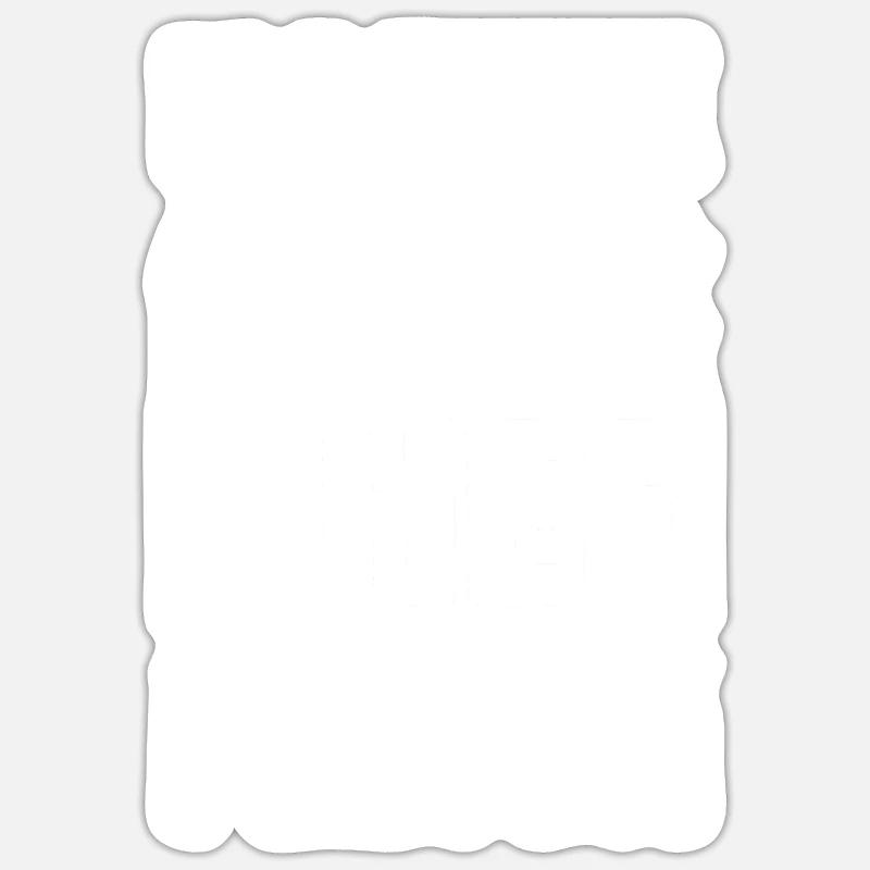 Teamleiter Chef Abschied - Sticker Größe S (10 x 10 cm) - Mattweiß