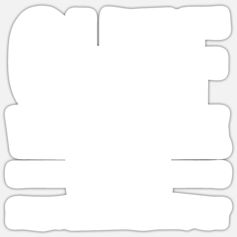 Teamleiter Chef Abschied - Sticker Größe S (10 x 10 cm) - Mattweiß