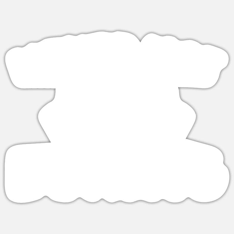 Boxe Boxe - Sticker taille S (10 x 10 cm) - blanc mat