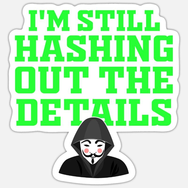Ethical Hacker Cybersecurity Expertise - Sticker size S (10 x 10 cm) - white matte