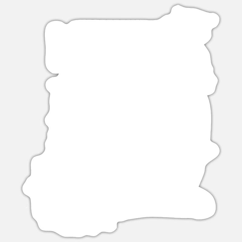Lefties are unique - Sticker size S (10 x 10 cm) - white matte