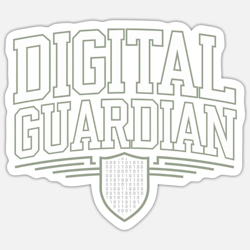 Ethical Hacking Cybersecurity Digital Sticker size S (10 x 10 cm)