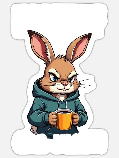 Wie Du Am Besten Mit Mir Redest? Gar NIcht! - Sticker Größe S (10 x 10 cm) - Mattweiß
