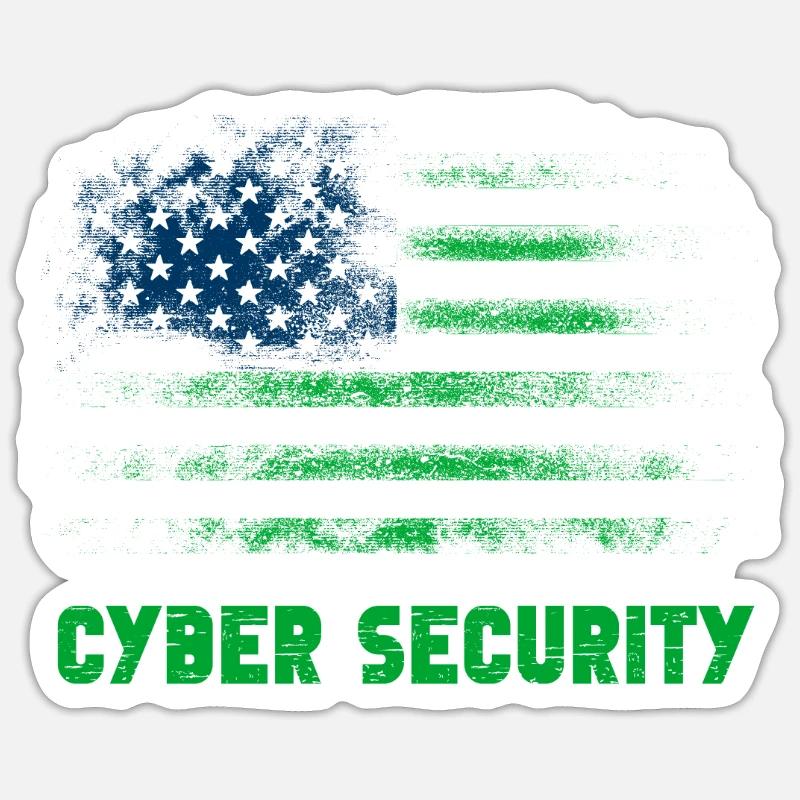 Ethical Hacker Cybersecurity Expertise - Sticker size S (10 x 10 cm) - white matte