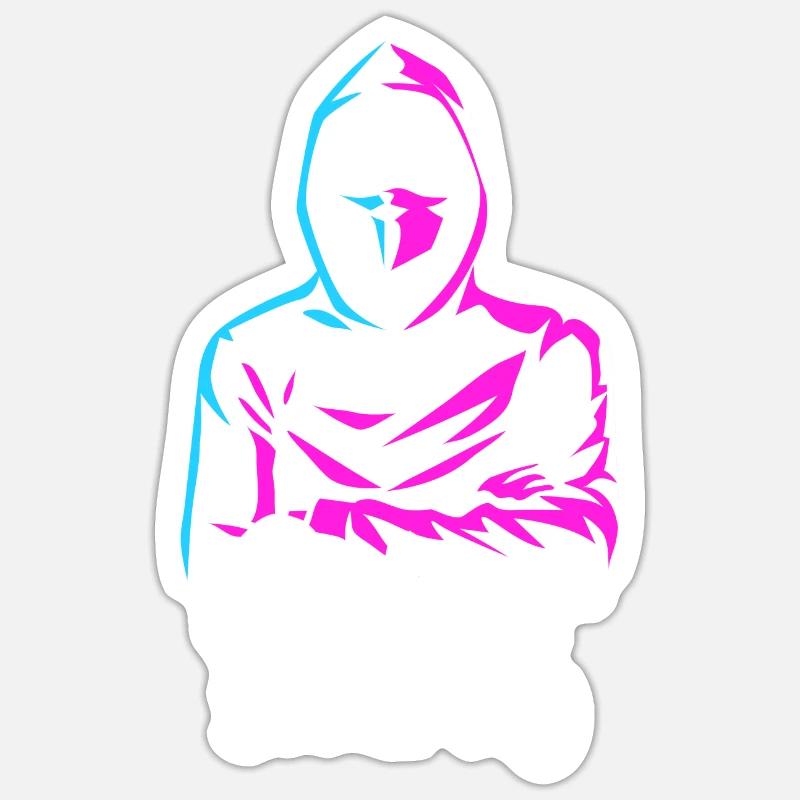 Ethical Hacker Cybersecurity Expertise - Sticker size S (10 x 10 cm) - white matte