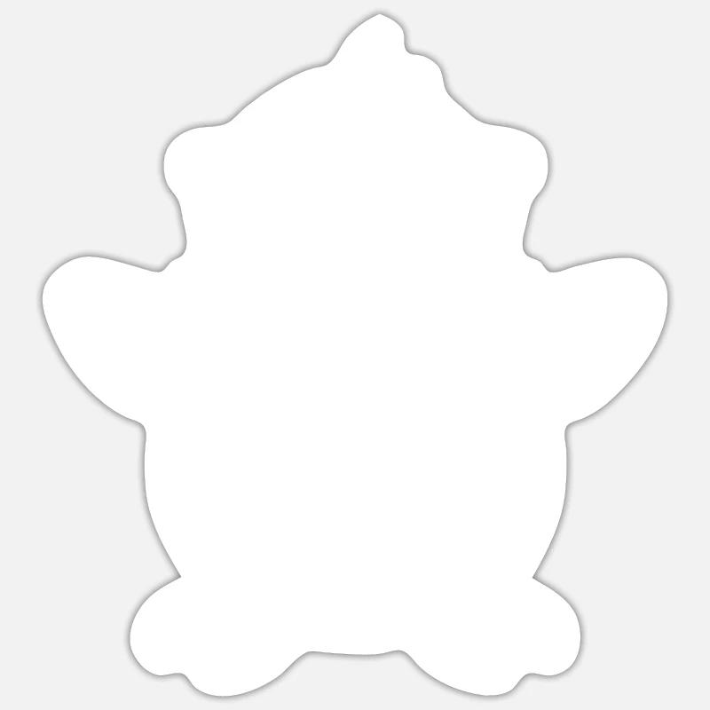 Pingouin - Sticker taille S (10 x 10 cm) - blanc mat