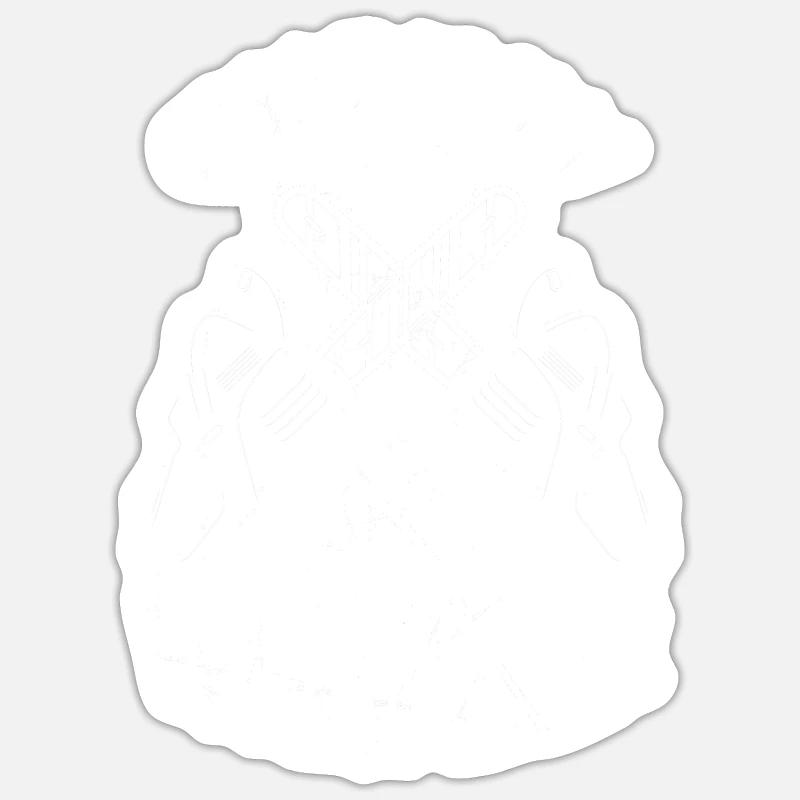 Chainsaw Whisperer - Sticker size S (10 x 10 cm) - white matte