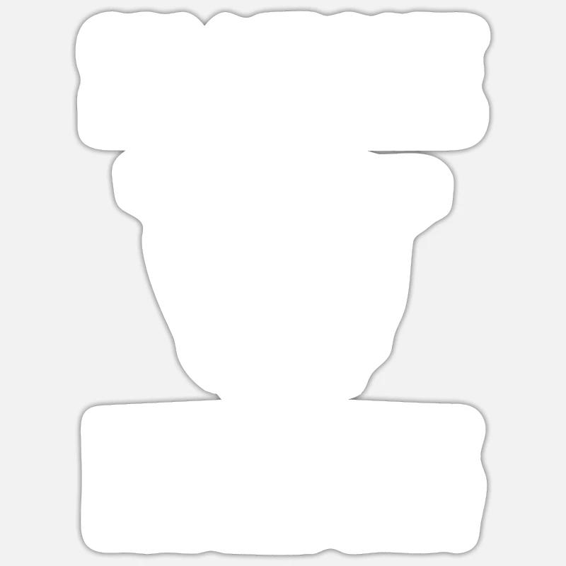 Opa Mit Bart Sticker Größe S (10 x 10 cm)