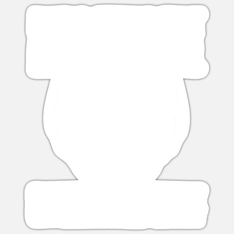 Papa Mit Bart Sticker Größe S (10 x 10 cm)