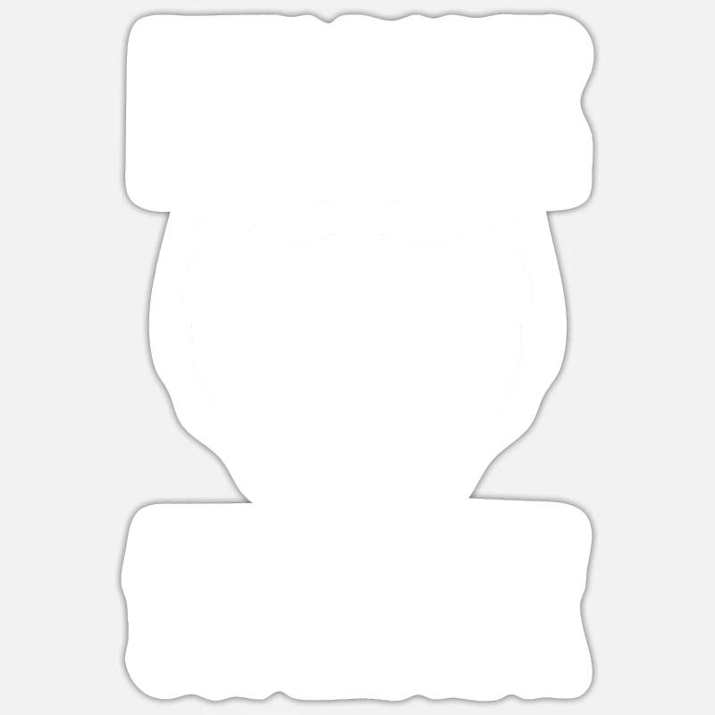 Papa Mit Bart Sticker Größe S (10 x 10 cm)