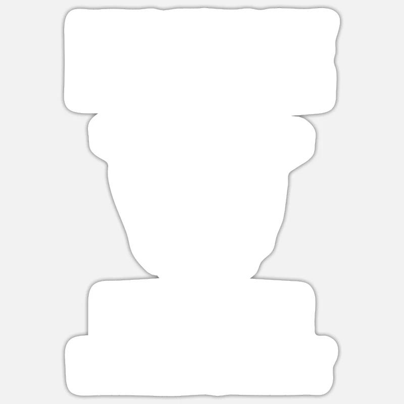 Papa Mit Bart Sticker Größe S (10 x 10 cm)