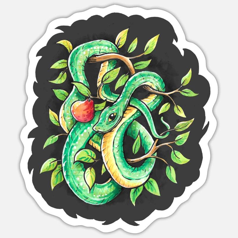 Snake Sticker size S (10 x 10 cm)