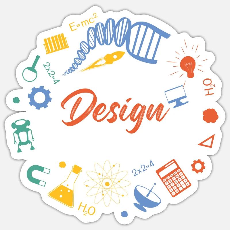 Brainstorm Design Test Repeat Special Education - Sticker size S (10 x 10 cm) - white matte