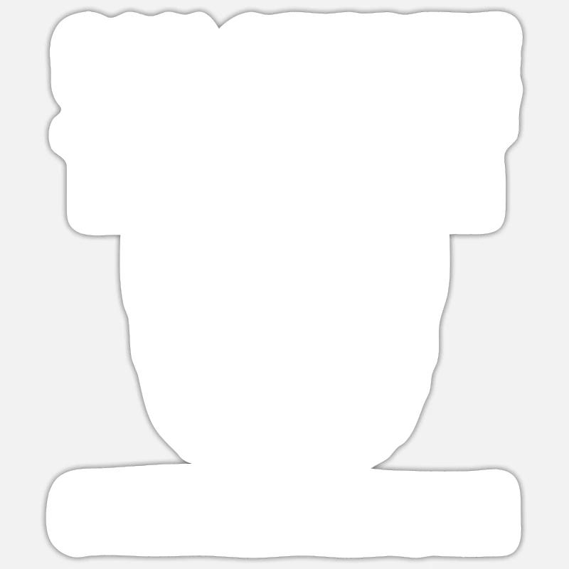 Bärtig Bartträger Bart Sticker Größe S (10 x 10 cm)