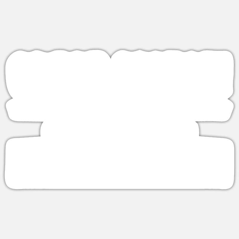 Sarkasmus Sarkastisch - Sticker Größe S (10 x 10 cm) - Mattweiß