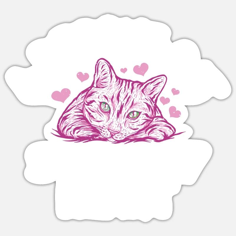 Cat Rescue Gifts Sticker size S (10 x 10 cm)