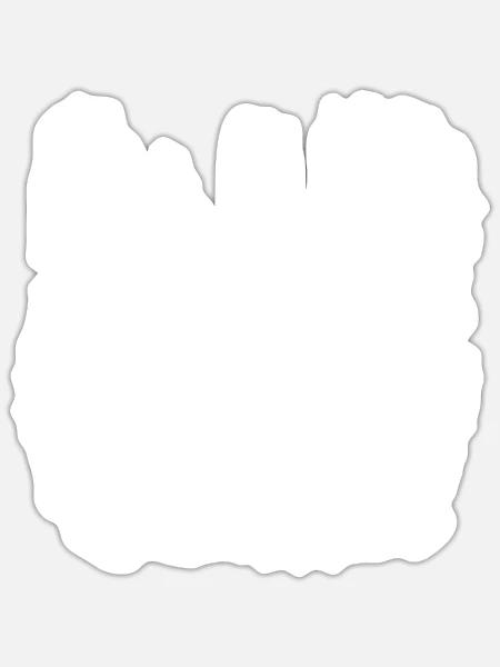 Elchjagd Elkaholische Jäger - Sticker Größe S (10 x 10 cm) - Mattweiß