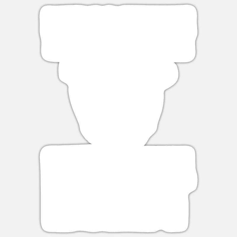 Bärtig Bartträger Bart Sticker Größe S (10 x 10 cm)