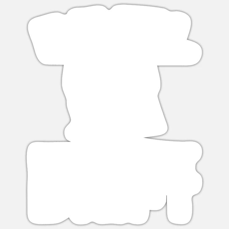 Sim Racing - Sticker size S (10 x 10 cm) - white matte