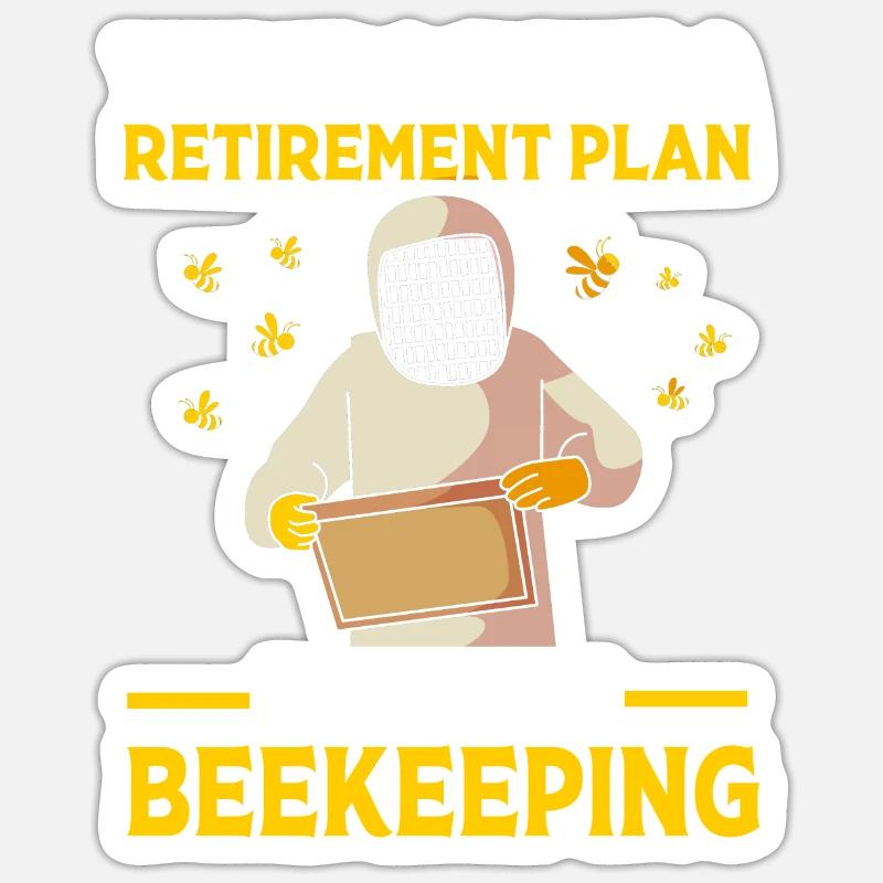 Beekeeper Sticker size S (10 x 10 cm)