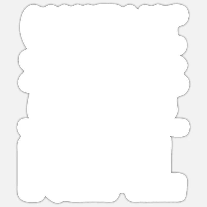 Le cueilleur de champignons Shiitake devient sérieux Sticker taille S (10 x 10 cm)