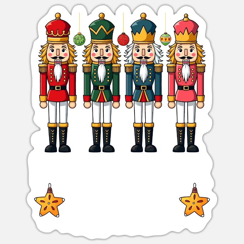 Nutcracker Squad Sticker size S (10 x 10 cm)