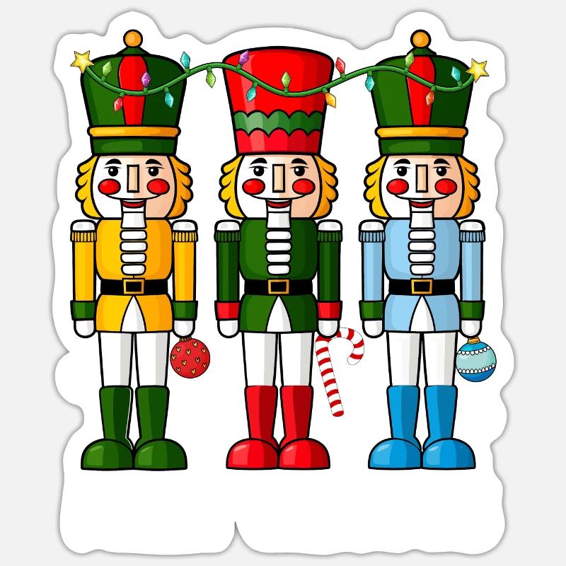 Joyeux Noël - Sticker taille S (10 x 10 cm) - blanc mat