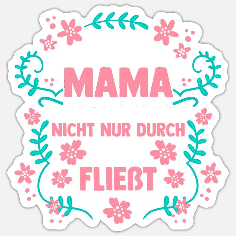 Stiefmutter Pflegemutter Ziehmutter Bonusmama Sticker Größe S (10 x 10 cm)