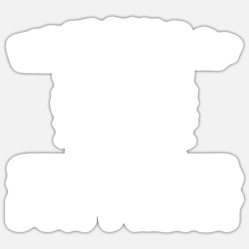 Sim Racing - Sticker taille S (10 x 10 cm) - blanc mat