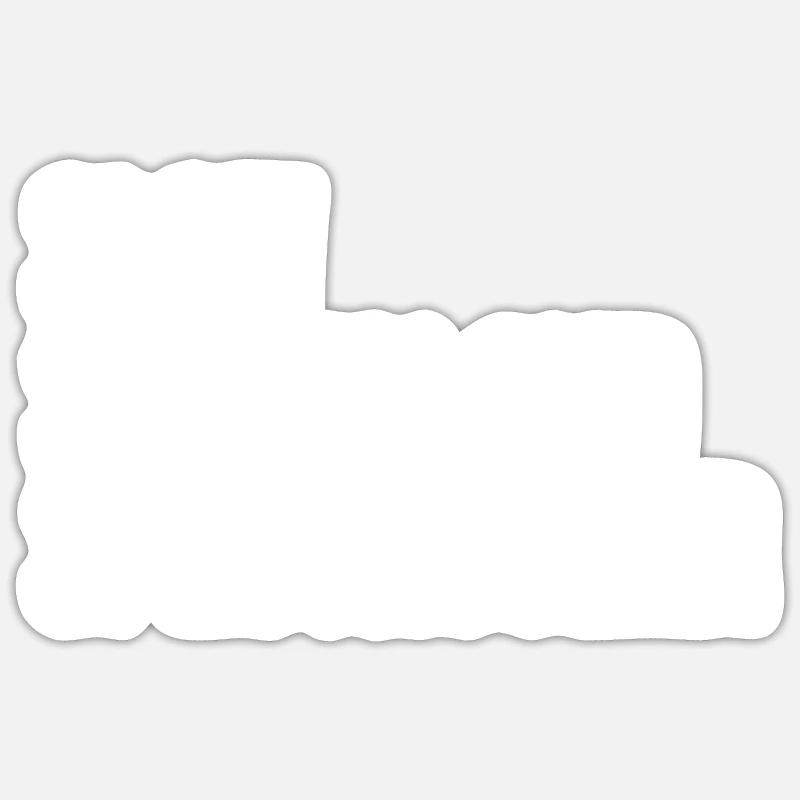 Cadeaux Caméléon - Sticker taille S (10 x 10 cm) - blanc mat