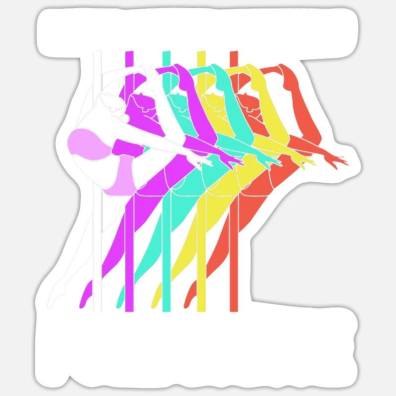 Pole Dance Sticker Größe S (10 x 10 cm)