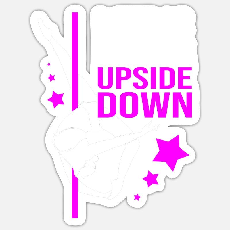 Pole Dance - Sticker size S (10 x 10 cm) - white matte