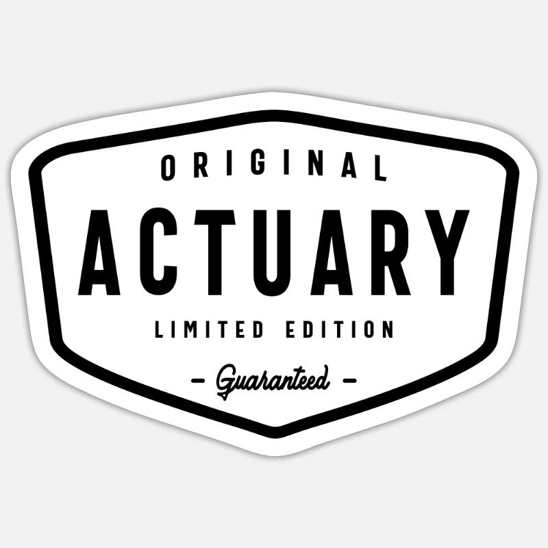 Timeless Style for Actuaries - Sticker size S (10 x 10 cm) - white matte