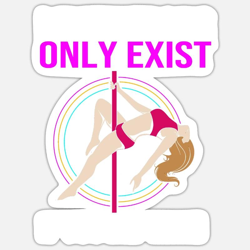 Pole Dance Sticker Größe S (10 x 10 cm)