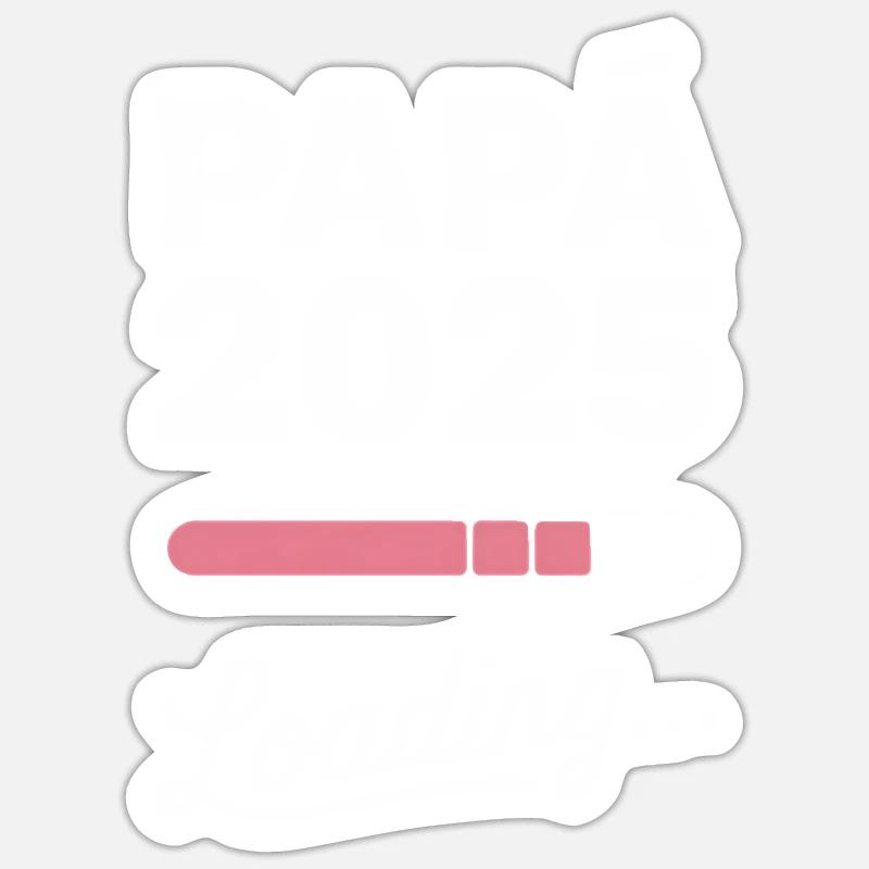 Neues Papa-Geschenk 2025 Loading Sticker Größe S (10 x 10 cm)