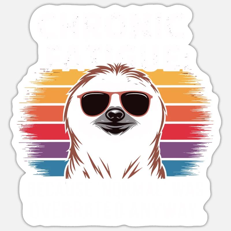 Office humor - Sticker size S (10 x 10 cm) - white matte