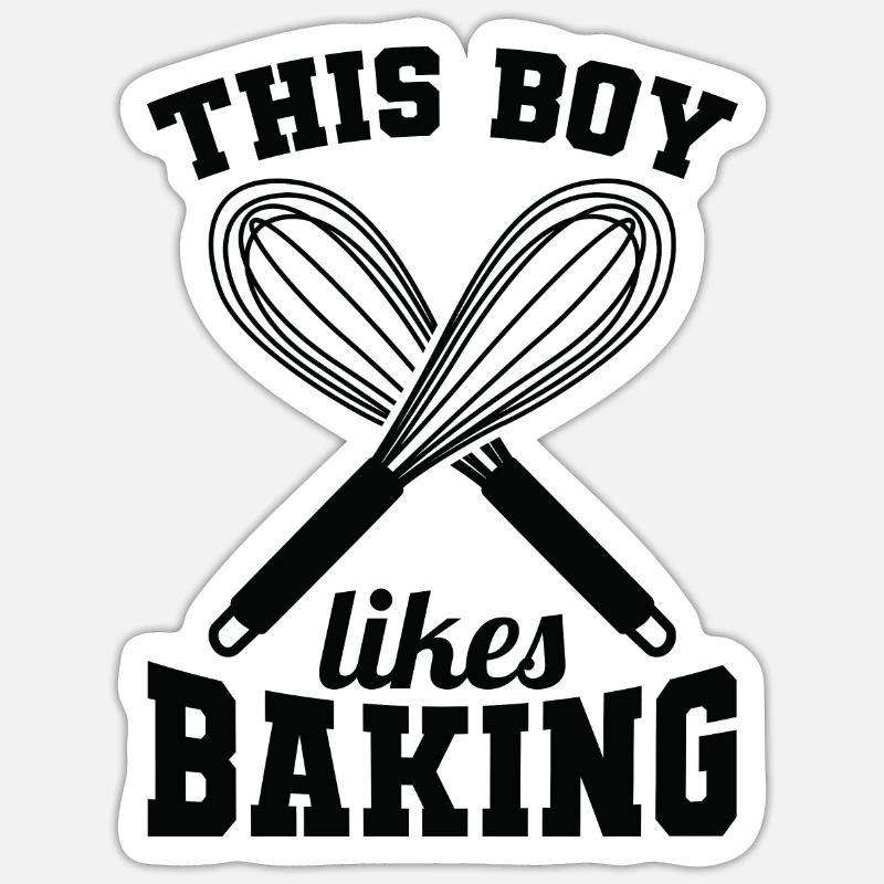 Small baker Sticker size S (10 x 10 cm)