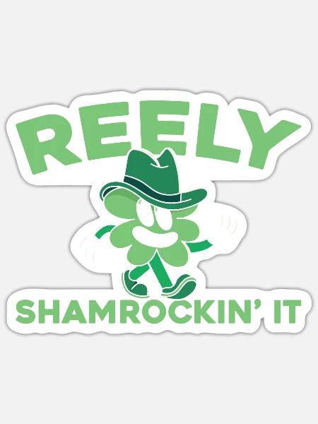 Irish Dance Irischer Tanz - Sticker Größe S (10 x 10 cm) - Mattweiß