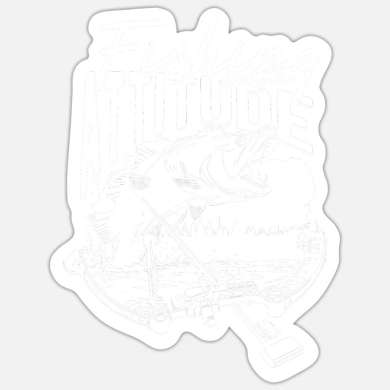 Bogenfischer Bogenfischen Bogenangeln Sticker Größe S (10 x 10 cm)