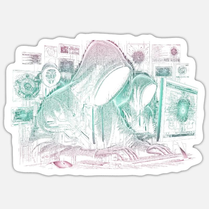 Sticker Größe S (10 x 10 cm) - 