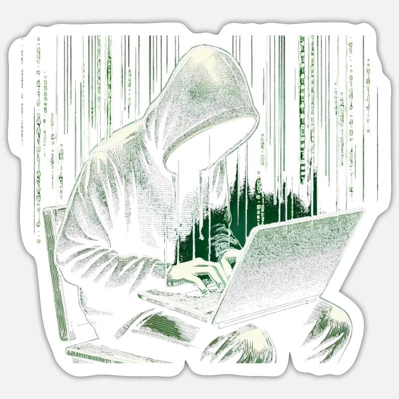 Programmer Programming Computer Science - Sticker size S (10 x 10 cm) - white matte