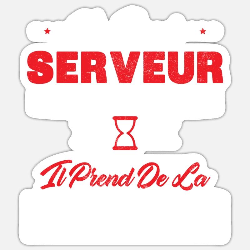 Ein Superserver altert nicht als Geschenkserver Sticker Größe S (10 x 10 cm)