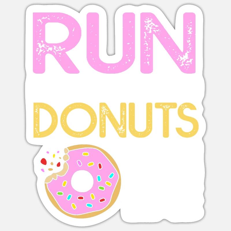 Marathon Marathon Runner - Sticker size S (10 x 10 cm) - white matte