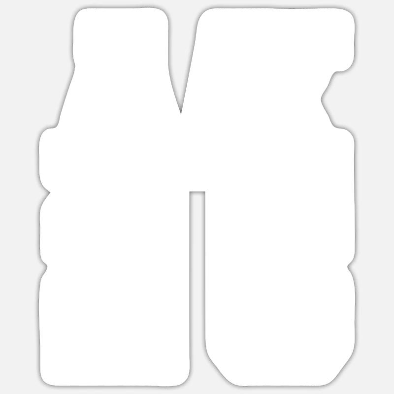 AK Est. 2025 - Sticker Größe S (10 x 10 cm) - Mattweiß
