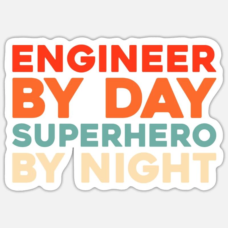 Engineer Sticker size S (10 x 10 cm)