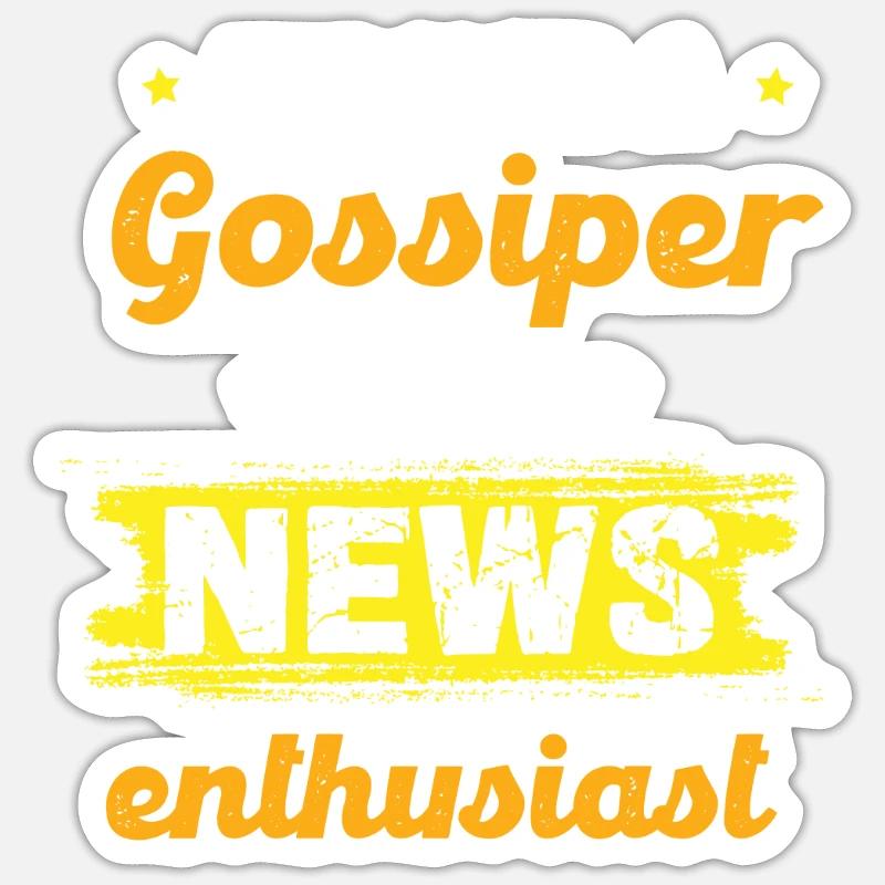 Ich Bin Kein Tratscher Ich Bin Ein Sticker Größe S (10 x 10 cm)