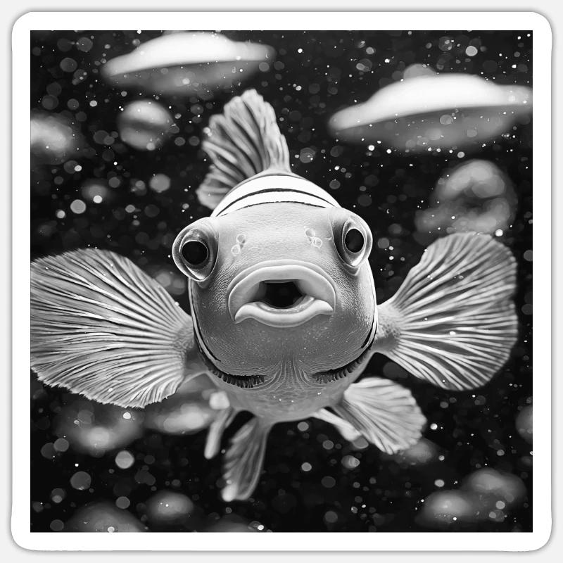 Clownfisch Sticker Größe S (10 x 10 cm)