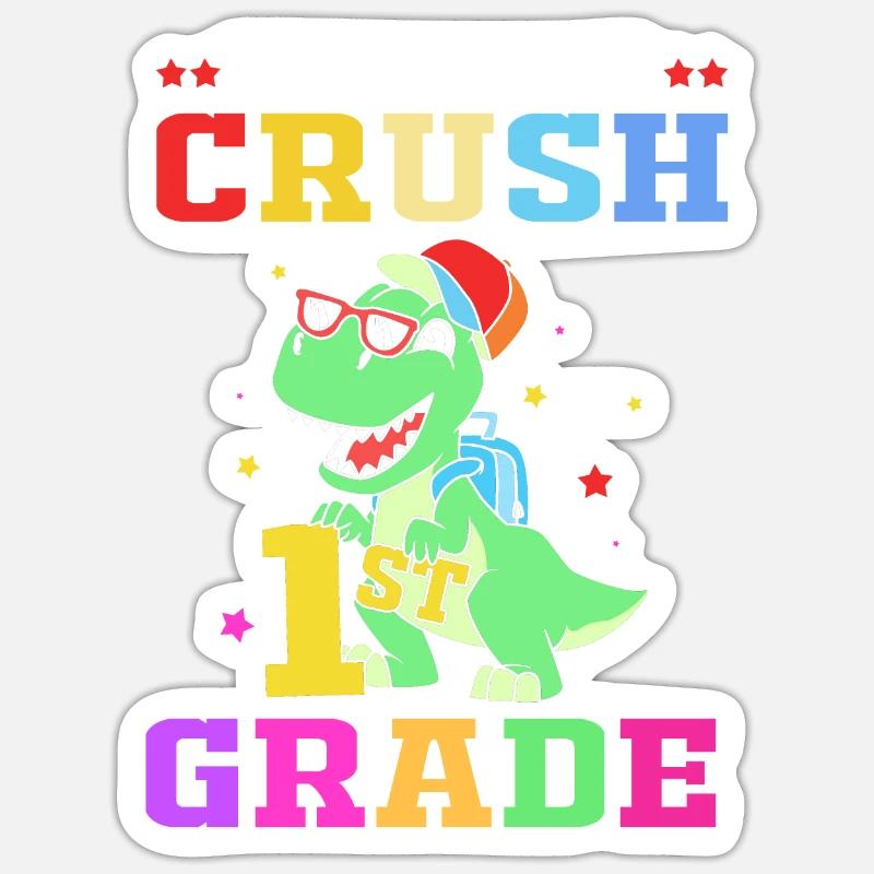 Erstklässler - Sticker Größe S (10 x 10 cm) - Mattweiß